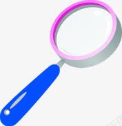 手绘卡通放大镜医疗png免抠素材_新图网 https://ixintu.com 医疗 卡通 放大镜