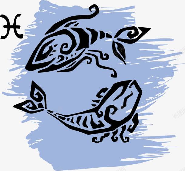 十二星座矢量图ai免抠素材_新图网 https://ixintu.com 儿童 十二星座 卡通 双鱼座 手绘 插画 星座 矢量图