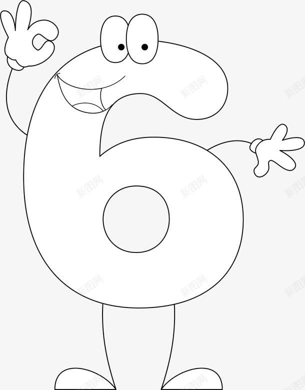 卡通数字6png免抠素材_新图网 https://ixintu.com 卡通 数字6 立体 立体数字 立体数字6 阿拉伯数字