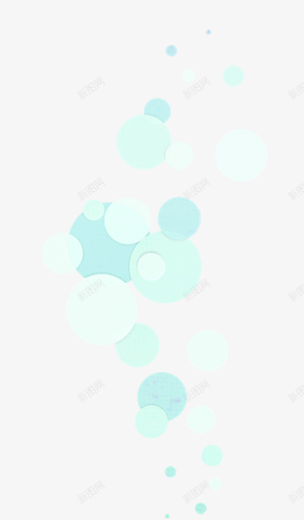 蓝色圆形图案png免抠素材_新图网 https://ixintu.com 圆形 淡蓝色 漂浮 背景