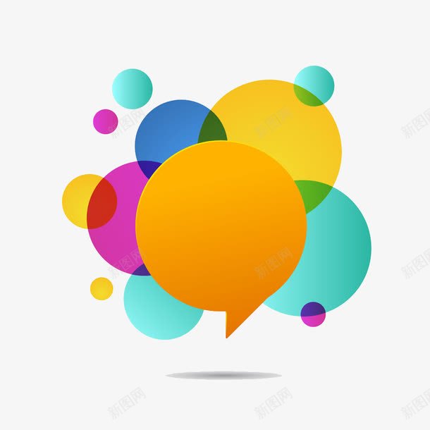 彩色对话框背景png免抠素材_新图网 https://ixintu.com 圆形 圆形背景 对话框 对话框背景 梦幻 梦幻背景