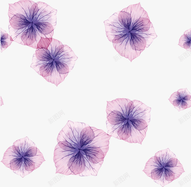 紫色清新鲜花漂浮png免抠素材_新图网 https://ixintu.com 免抠PNG 清新 漂浮素材 紫色 鲜花