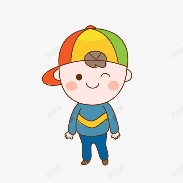 戴帽子的小朋友png免抠素材_新图网 https://ixintu.com 小朋友 戴帽子 戴帽子的小朋友 男孩
