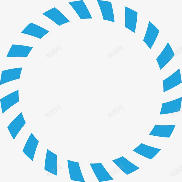 可爱蓝色圆形虚线圆png免抠素材_新图网 https://ixintu.com 圆形 圆形矢量 圆形素材 矢量虚线圆素材 虚线圆 虚线圆元素 虚线圆矢量 虚线圆素材