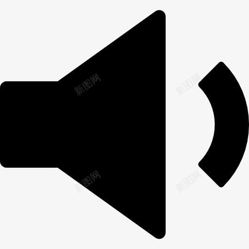 扬声器体积小图标png_新图网 https://ixintu.com 声音 多媒体 扬声器 音箱 音量
