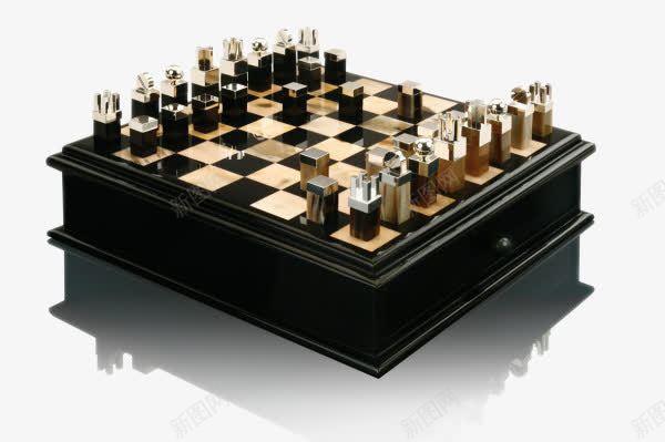 黑色国际象棋棋盘格装饰png免抠素材_新图网 https://ixintu.com 国际象棋 棋盘 装饰 黑色