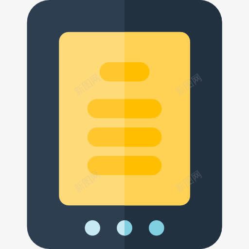Ereader图标png_新图网 https://ixintu.com 教育 电器 电子 电子书阅读器 设备