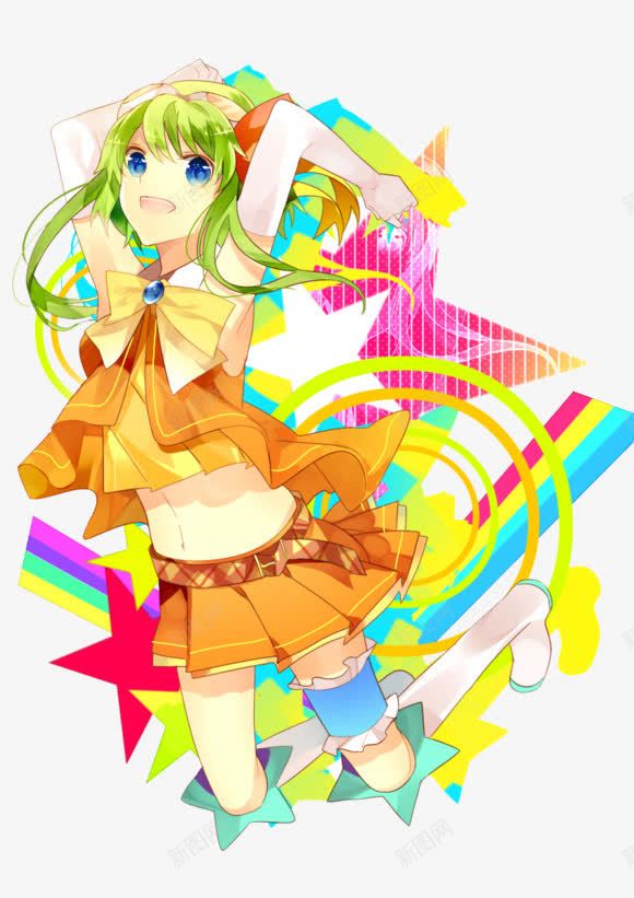 创意合成动漫人物小女孩png免抠素材_新图网 https://ixintu.com 创意 合成 女孩 漫人