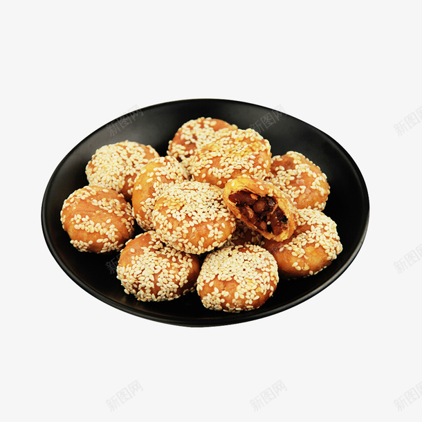 一碟好吃的芝麻饼干png免抠素材_新图网 https://ixintu.com 小吃设计 广东小吃 广东点心 广东美食 点心设计 美食设计 芝麻 食物设计