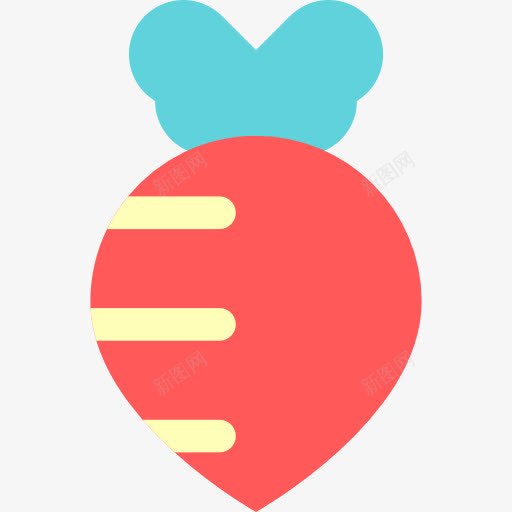 萝卜图标png_新图网 https://ixintu.com 健康食品 有机 素食 萝卜 蔬菜 食品 食品和餐厅 饮食