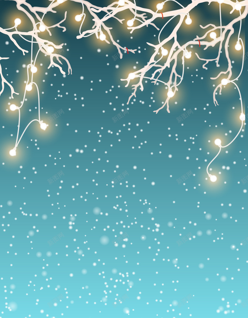 冬天夜晚矢量ai设计背景_新图网 https://ixintu.com 冬天 夜晚 小雪 浪漫 温暖 矢量素材 蓝色 雪地 矢量图