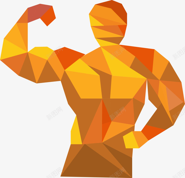 强壮男人人物插画png免抠素材_新图网 https://ixintu.com 人物插画 威猛男人 强壮男人 棱角 秀肌肉 肌肉猛男