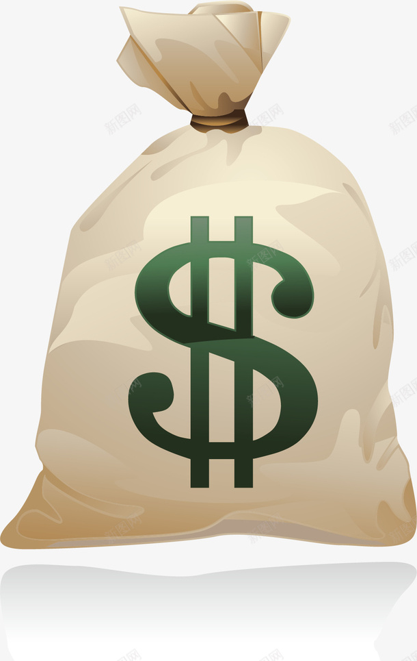 手绘金袋子矢量图ai免抠素材_新图网 https://ixintu.com ppt素材 一桶金 矢量图 袋子图片 货币 金融 金袋