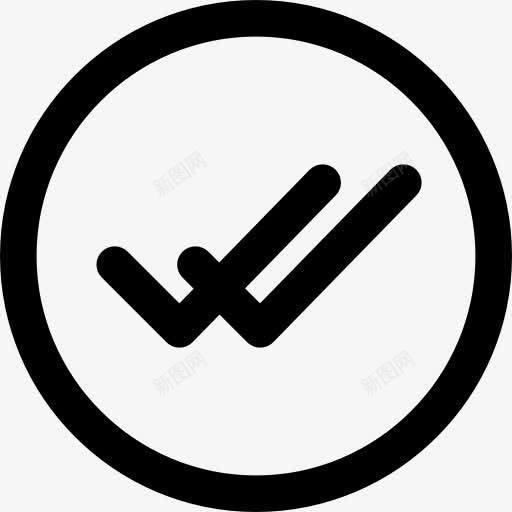 双重检查图标png_新图网 https://ixintu.com 双重检查 多媒体接口 迹象