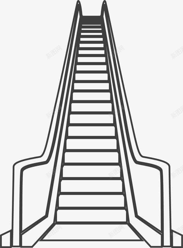 上下楼电梯图标png_新图网 https://ixintu.com 上楼下楼 卡通 图标 手扶梯 楼梯 电梯 自动扶梯