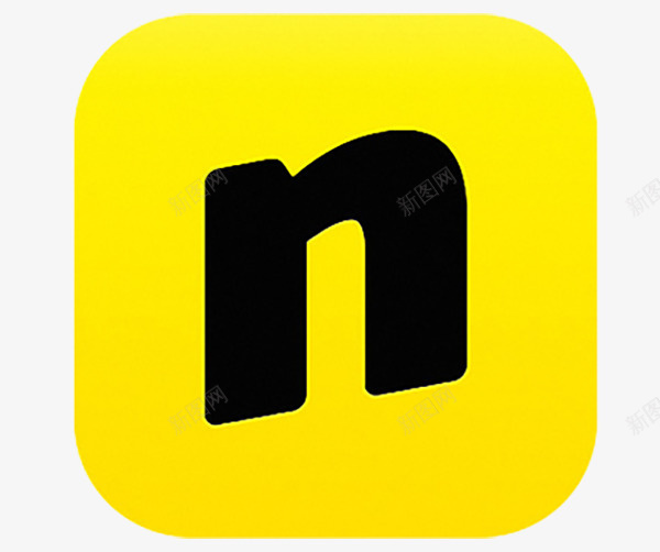 黄色N社交软件app图标psd_新图网 https://ixintu.com N a app logo 社交 社交软件 软件 黄色 黄色N社交软件app