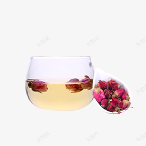 玫瑰茶png免抠素材_新图网 https://ixintu.com 中药 医疗保健 茶