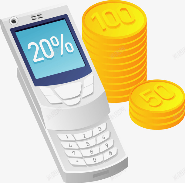 商务金融算账办公矢量图ai免抠素材_新图网 https://ixintu.com 办公 商务 手机算账 算账 计算 计算器 金融 金钱 矢量图