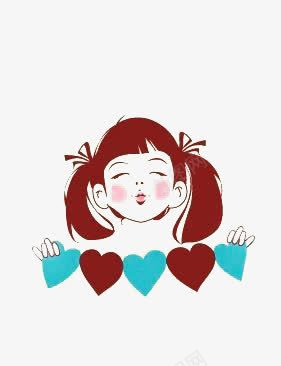 小女孩亲吻png免抠素材_新图网 https://ixintu.com 可爱 萌妹子 萝莉 萝莉少女