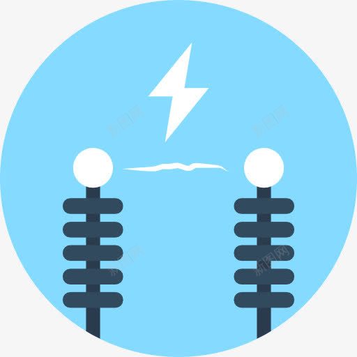 电塔图标png_新图网 https://ixintu.com 塔 工业 建筑与城市 电力 电力线 电塔 能源