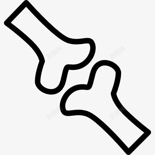 骨头图标png_新图网 https://ixintu.com 保健和医疗 关节 医疗 股骨的解剖 腿 身体部位 骨头