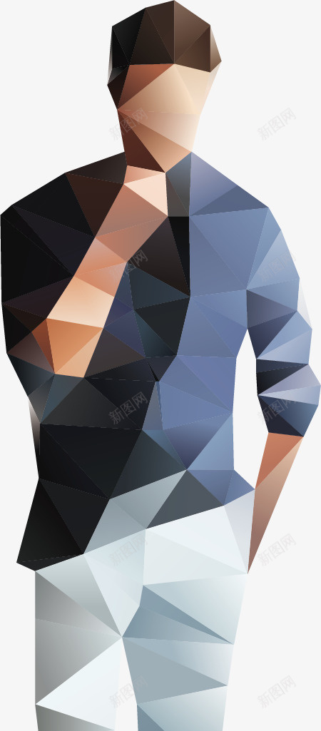 托下巴的帅气男生矢量图ai免抠素材_新图网 https://ixintu.com 人物 卡通手绘 帅气 思考 手托下巴 托着下巴 男生 矢量图 短发