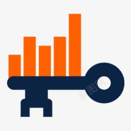 黑色钥匙图表图标png_新图网 https://ixintu.com 图标 图表 钥匙 黑色