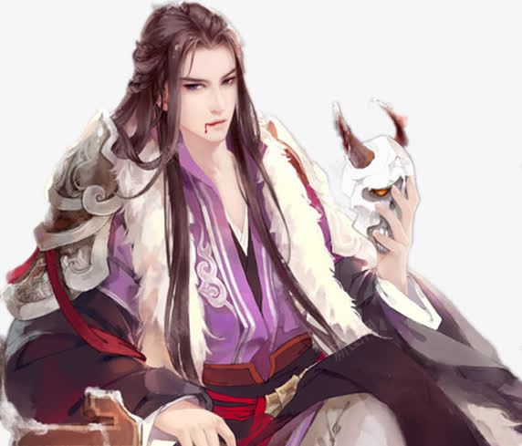 紫色长袍男子古风png免抠素材_新图网 https://ixintu.com 古风 男子 紫色 长袍