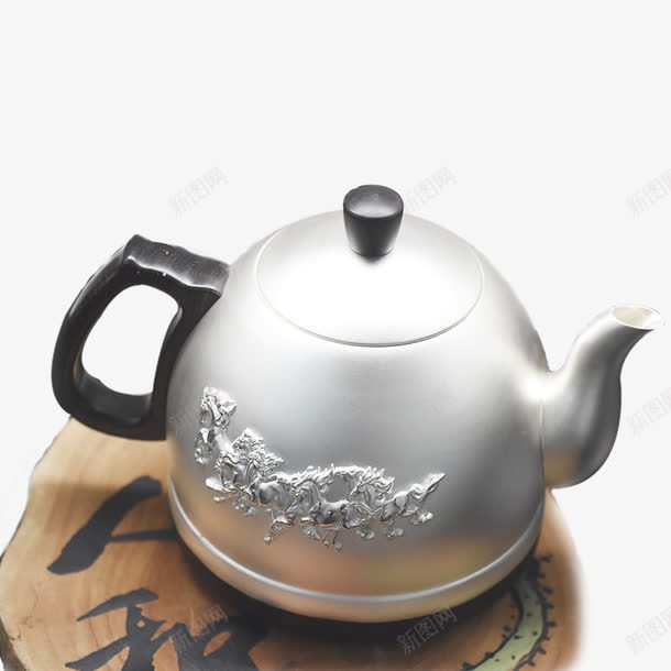 银壶png免抠素材_新图网 https://ixintu.com 人和 茶壶 银壶 银饰