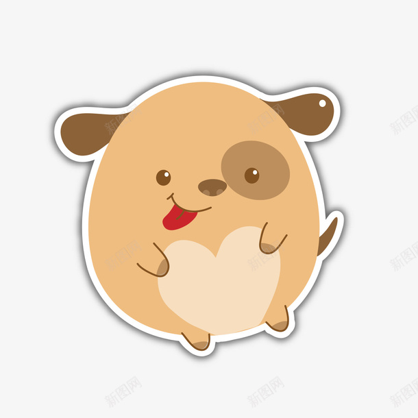 卡通可爱小狗png免抠素材_新图网 https://ixintu.com 卡通 卡通小狗 可爱小狗 小狗