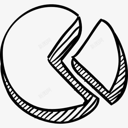 圆形平面三角形分离图标png_新图网 https://ixintu.com 三角形 业务 分离 圆 圆形 平面 统计 统计部分