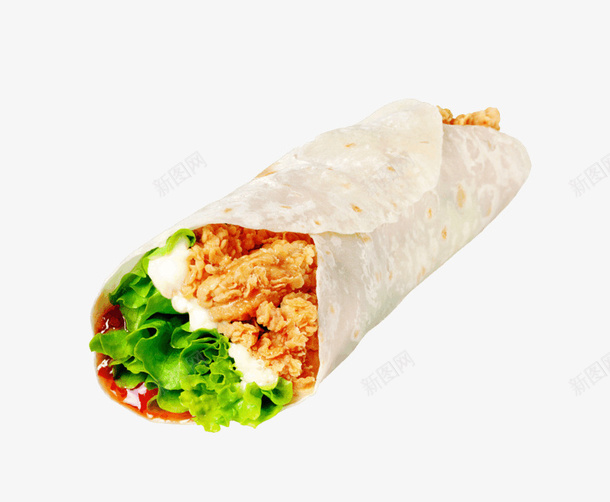 饼卷菜和肉png免抠素材_新图网 https://ixintu.com png素材 肉 食物 饼