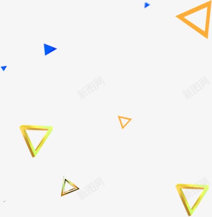 卡通彩色几何图形png免抠素材_新图网 https://ixintu.com 几何图形 卡通 彩色 设计