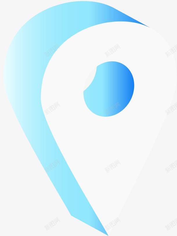 立体定位图标元素矢量图ai_新图网 https://ixintu.com 定位 定位图标 矢量图标 立体 立体定位 矢量图