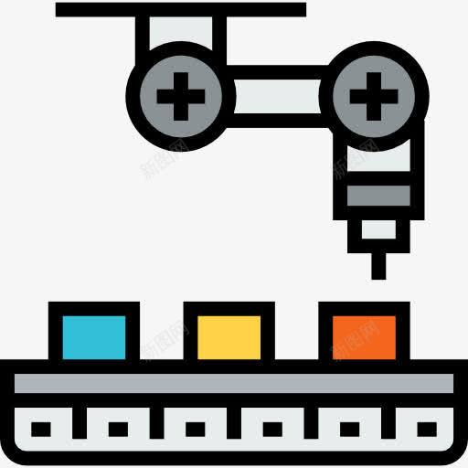 工业机器人图标png_新图网 https://ixintu.com 工业机器人 工厂 技术