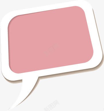 白边红色背景对话框png免抠素材_新图网 https://ixintu.com 对话框 白边 红色 背景