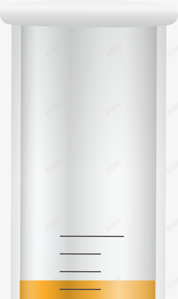 实验用品试管png免抠素材_新图网 https://ixintu.com 圆形试管 实验用品 实验试管 质感 透明试管 黄色试剂