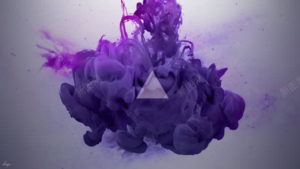 紫色梦幻水墨喷绘jpg设计背景_新图网 https://ixintu.com 喷绘 梦幻 水墨 紫色