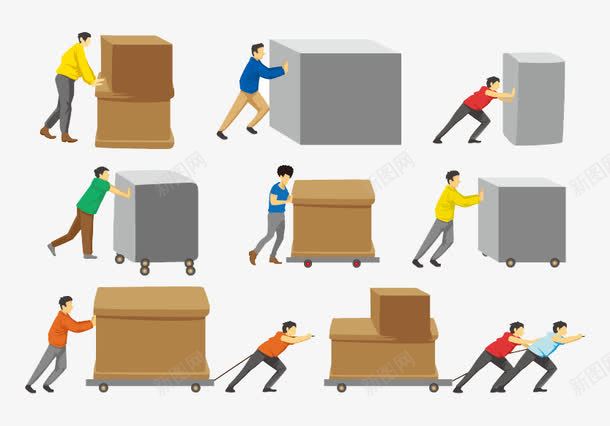 男人推货箱png免抠素材_新图网 https://ixintu.com 男人 箱子 货物 货箱