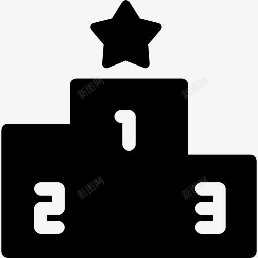 领奖台图标png_新图网 https://ixintu.com 123名 奥运会冠军 最好的位置 登上领奖台 第一二三名 运动 领奖站台