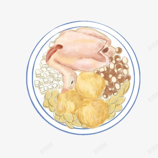 大盘鸡png免抠素材_新图网 https://ixintu.com 佐料 美食 肉类 餐饮 鸡肉