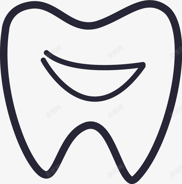 牙齿不齐图标png_新图网 https://ixintu.com 牙齿不齐