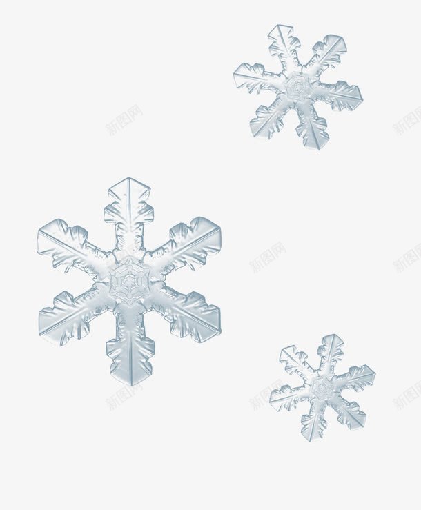 雪花png免抠素材_新图网 https://ixintu.com 梦幻 白色 雪