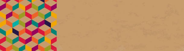 牛皮纸硬纸板banner背景jpg设计背景_新图网 https://ixintu.com 牛皮纸 立方体背景