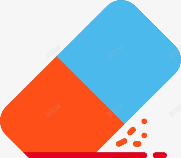 卡通橡皮擦png免抠素材_新图网 https://ixintu.com 卡通 图标 橡皮擦