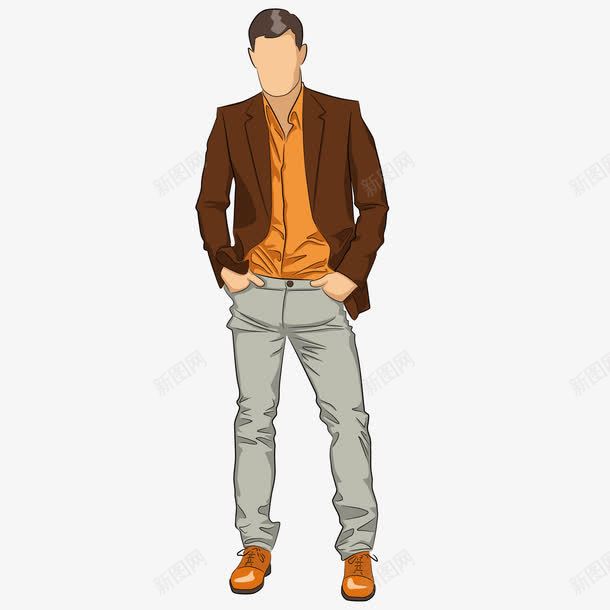 高冷富二代png免抠素材_新图网 https://ixintu.com 傲慢青年 耍酷青年 青年 风云人物 高冷富二代