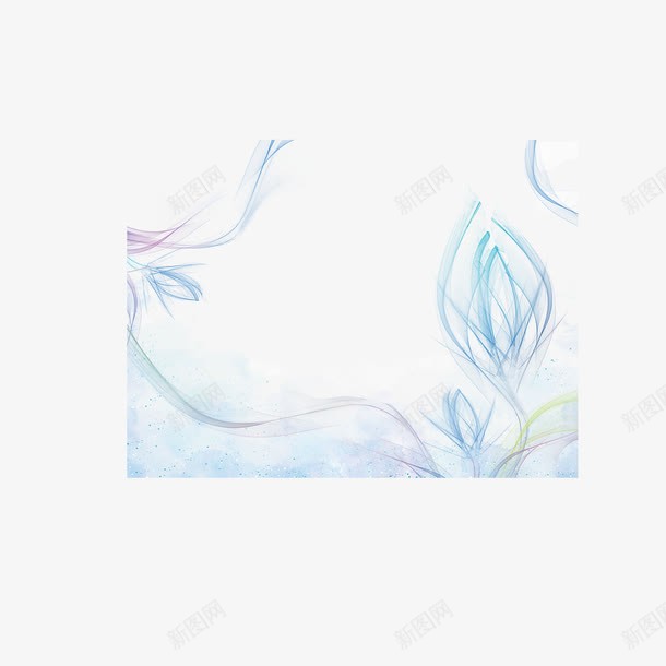 底纹png免抠素材_新图网 https://ixintu.com 冷色系 底纹 渐变 漂浮 蓝色