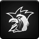 鸡公鸡黑色应用程序图标png_新图网 https://ixintu.com Chicken Cock 公鸡 鸡