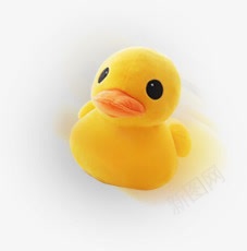 卡通黄色黑眼睛小鸭子png免抠素材_新图网 https://ixintu.com 卡通 眼睛 鸭子 黄色