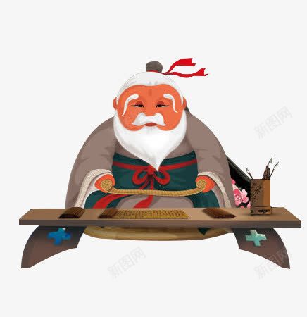 看书老爷爷psd免抠素材_新图网 https://ixintu.com 写字的老爷爷 慈祥的爷爷 白胡子老爷爷 看书的 老爷爷
